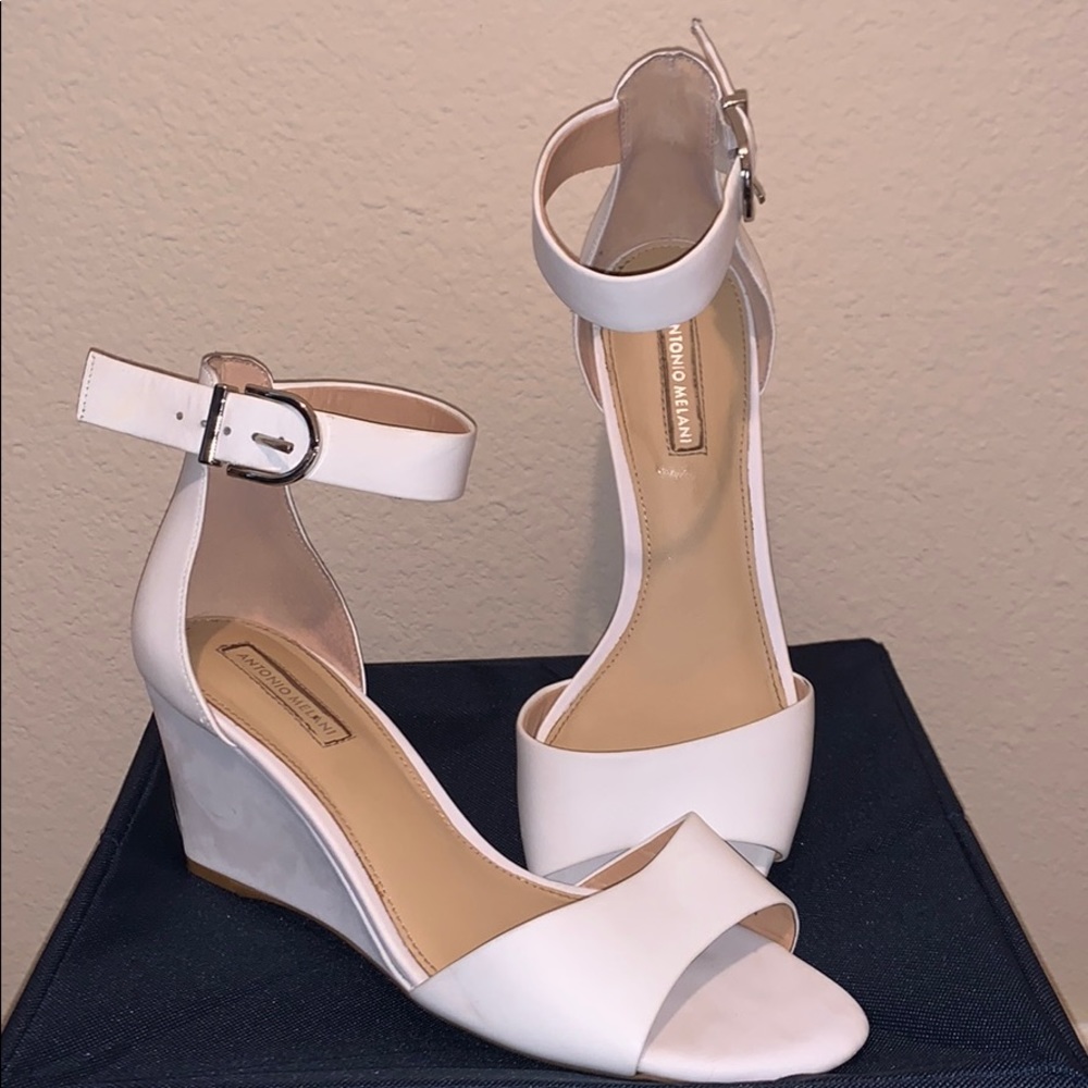 White Antonio Melani Heels